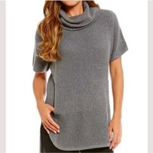 UGG | Gray Selby Chunky Knit Cowl Neck Sweater Tunic | L
